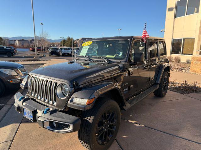 used 2022 Jeep Wrangler Unlimited 4xe car, priced at $34,000