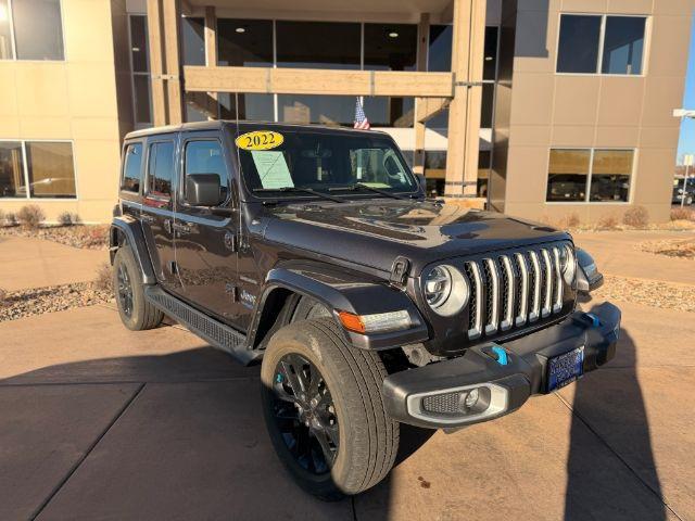 used 2022 Jeep Wrangler Unlimited 4xe car, priced at $34,000