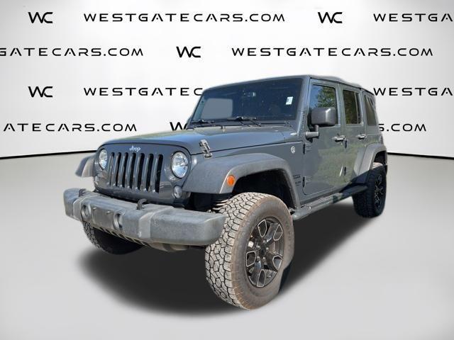 used 2016 Jeep Wrangler Unlimited car, priced at $15,897