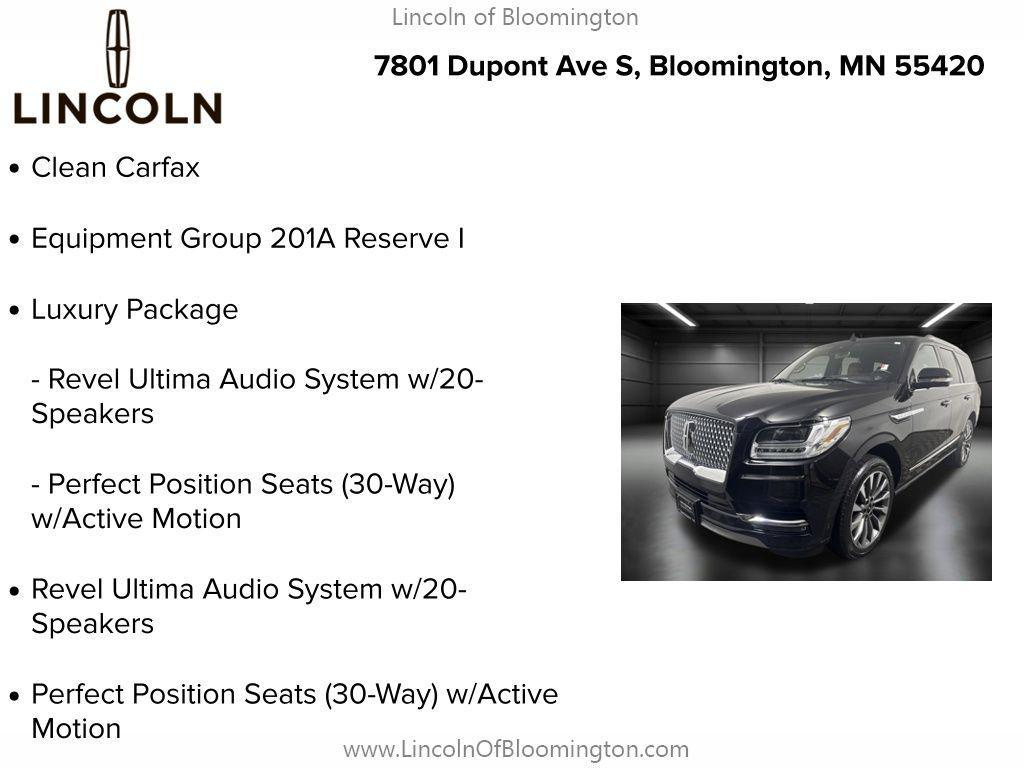 used 2021 Lincoln Navigator car, priced at $49,999