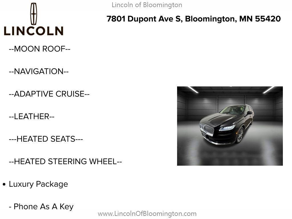 used 2023 Lincoln Nautilus car, priced at $43,991