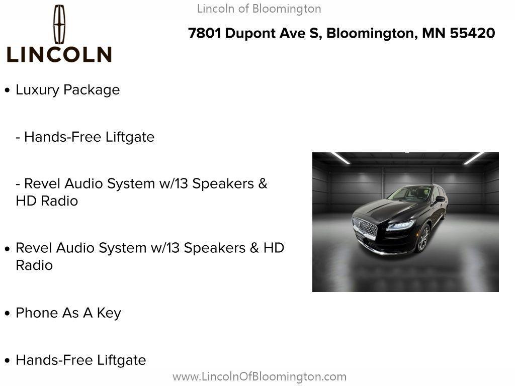 used 2023 Lincoln Nautilus car, priced at $43,991