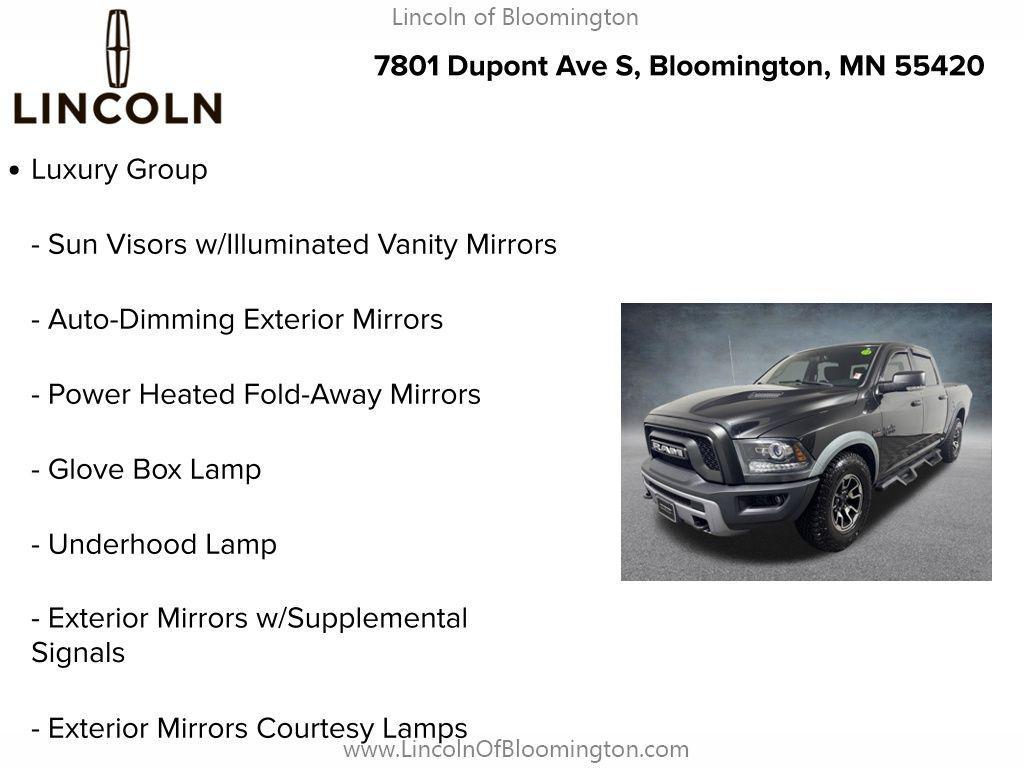 used 2016 Ram 1500 car, priced at $21,150