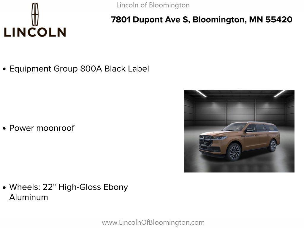 new 2025 Lincoln Navigator car, priced at $122,835