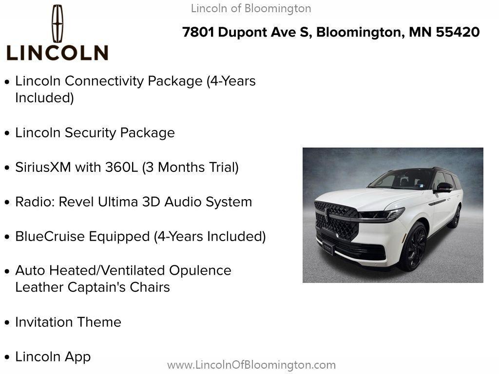 new 2026 Lincoln Navigator car, priced at $117,322