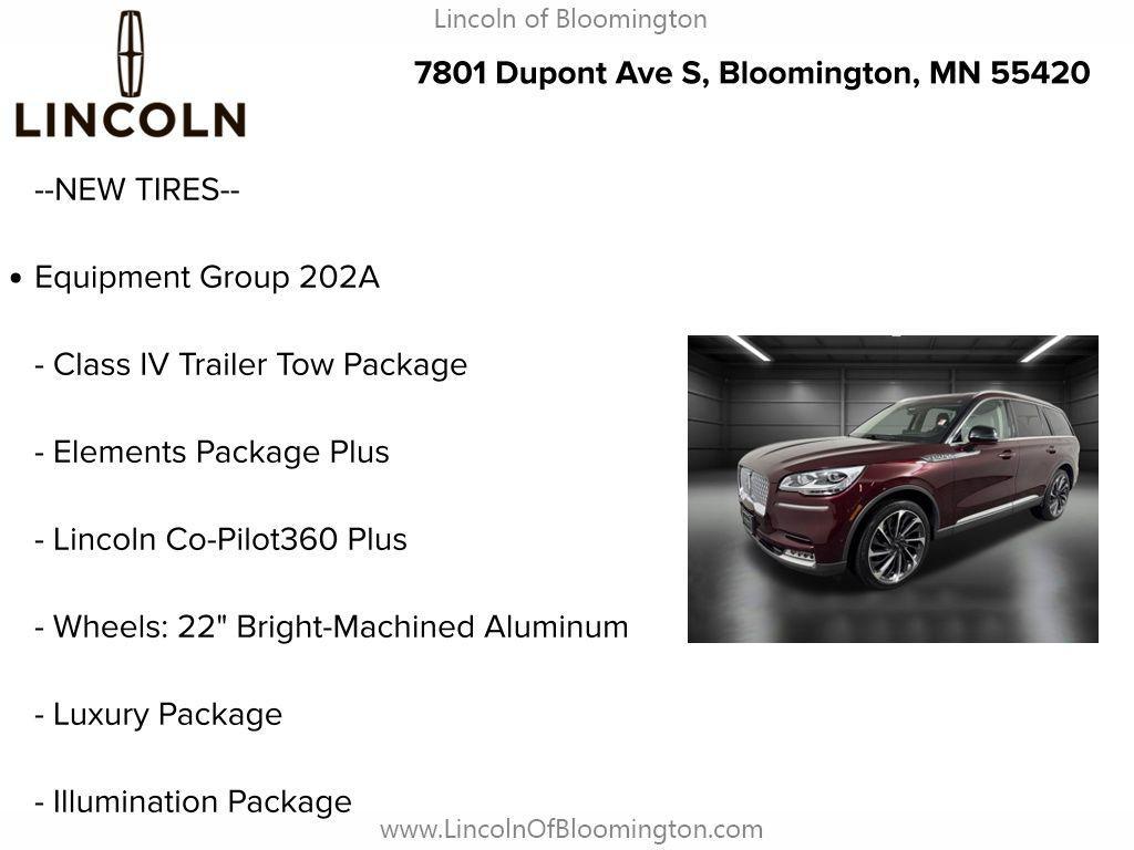 used 2021 Lincoln Aviator car, priced at $29,999
