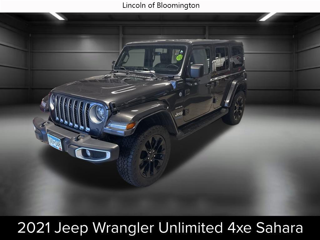 used 2021 Jeep Wrangler Unlimited 4xe car, priced at $29,350