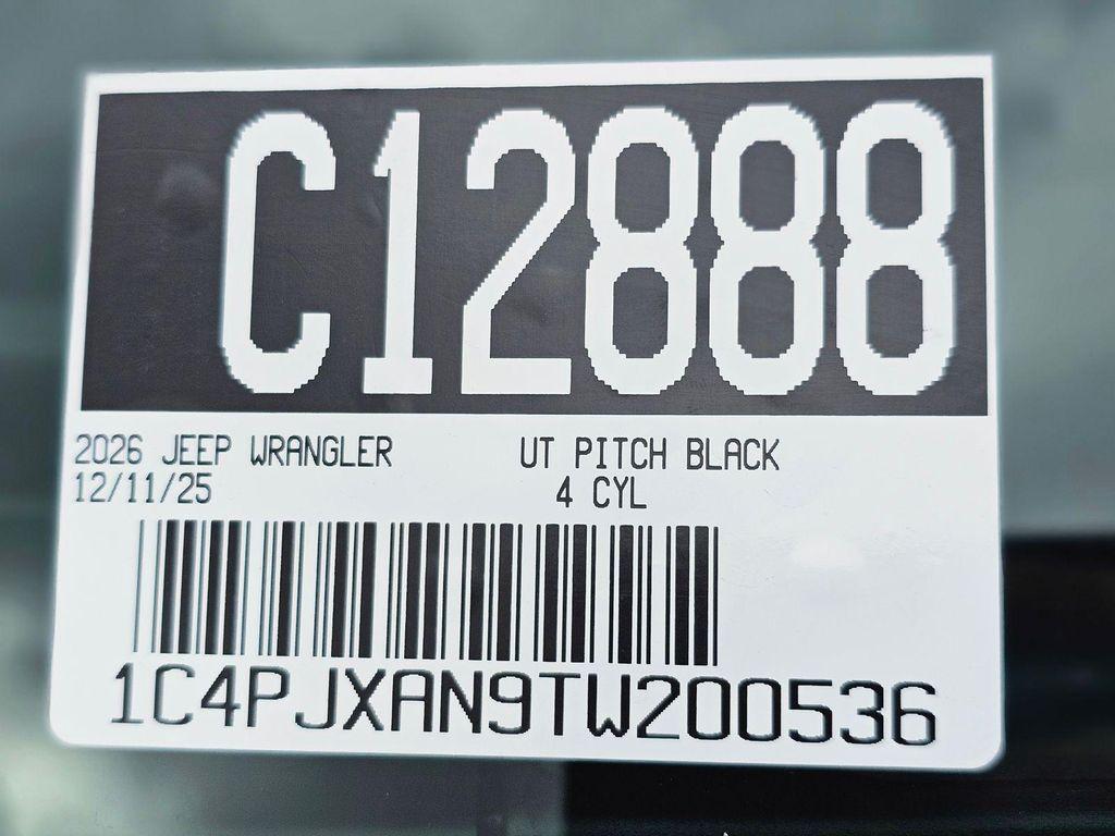 new 2026 Jeep Wrangler car, priced at $30,995