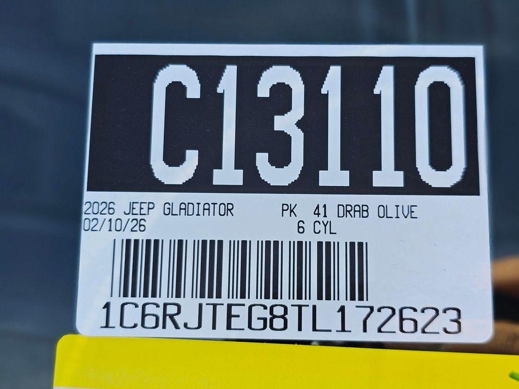 new 2026 Jeep Gladiator car, priced at $51,995