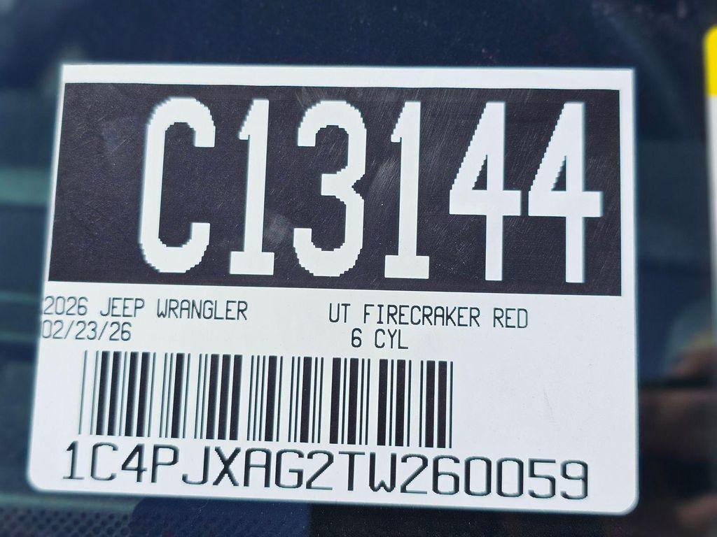 new 2026 Jeep Wrangler car, priced at $28,410