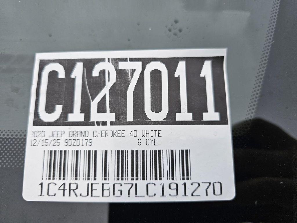 used 2020 Jeep Grand Cherokee car, priced at $19,265