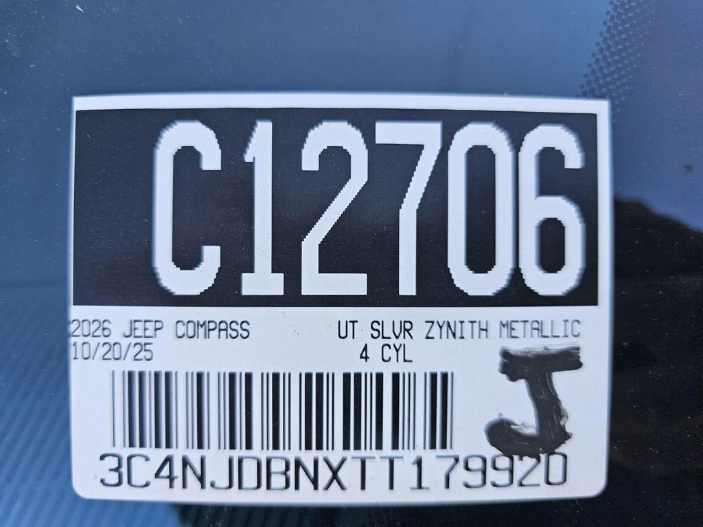 new 2026 Jeep Compass car, priced at $25,595