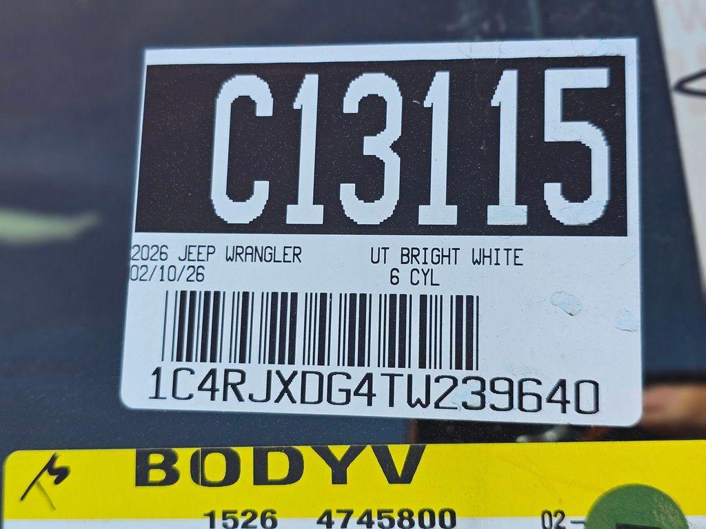 new 2026 Jeep Wrangler car, priced at $52,385