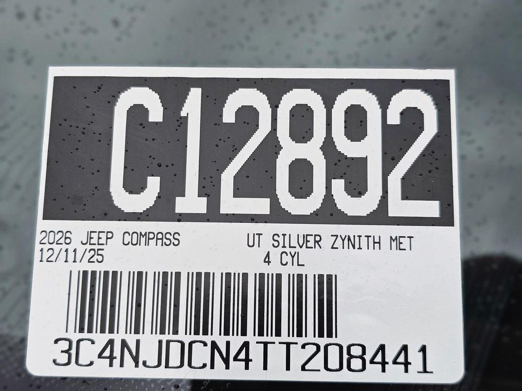 new 2026 Jeep Compass car, priced at $28,980