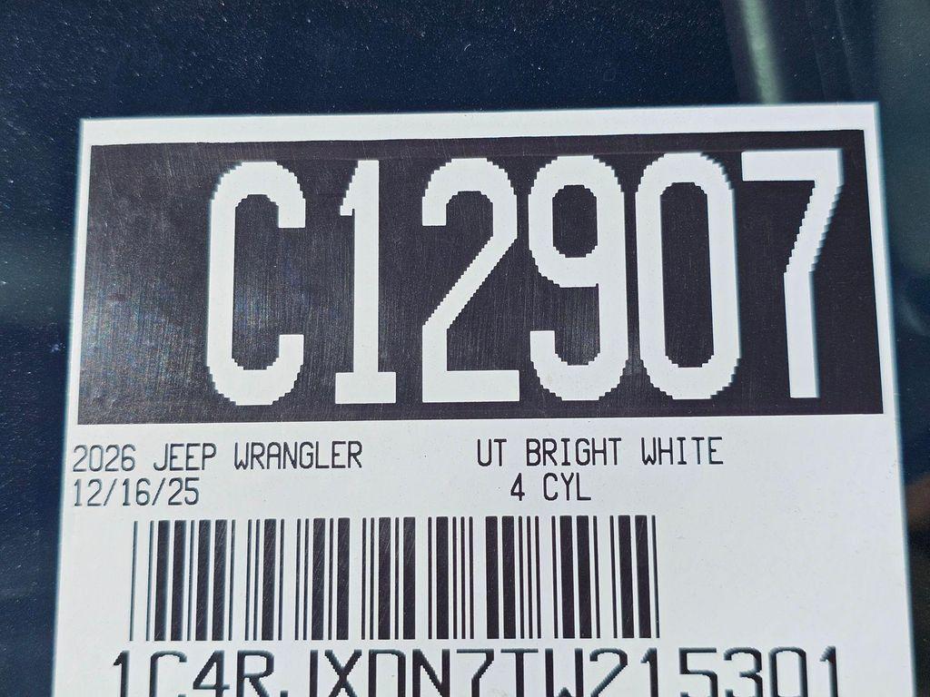 new 2026 Jeep Wrangler car, priced at $48,990