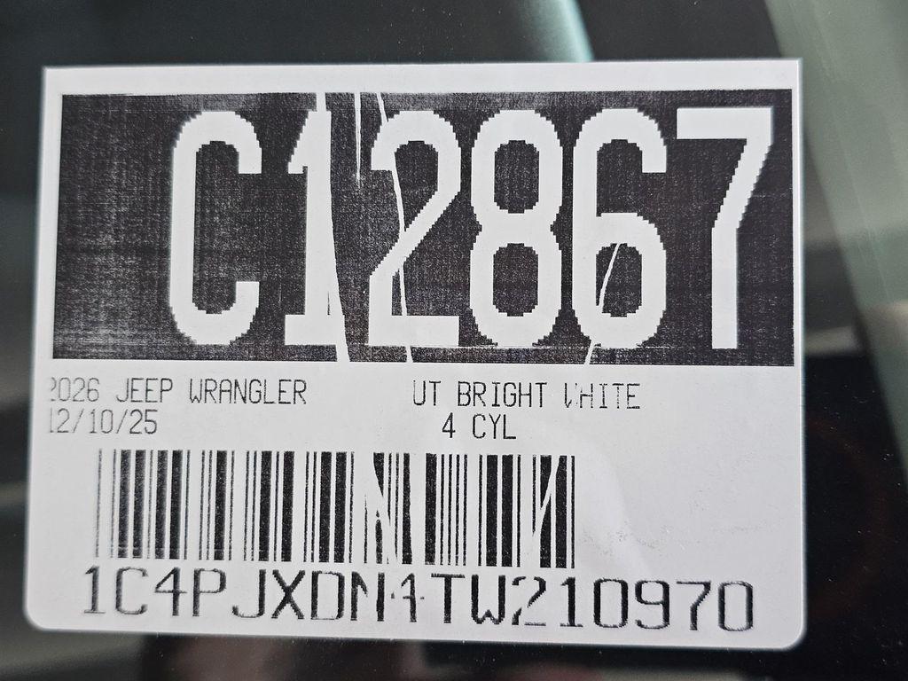 new 2026 Jeep Wrangler car, priced at $42,895