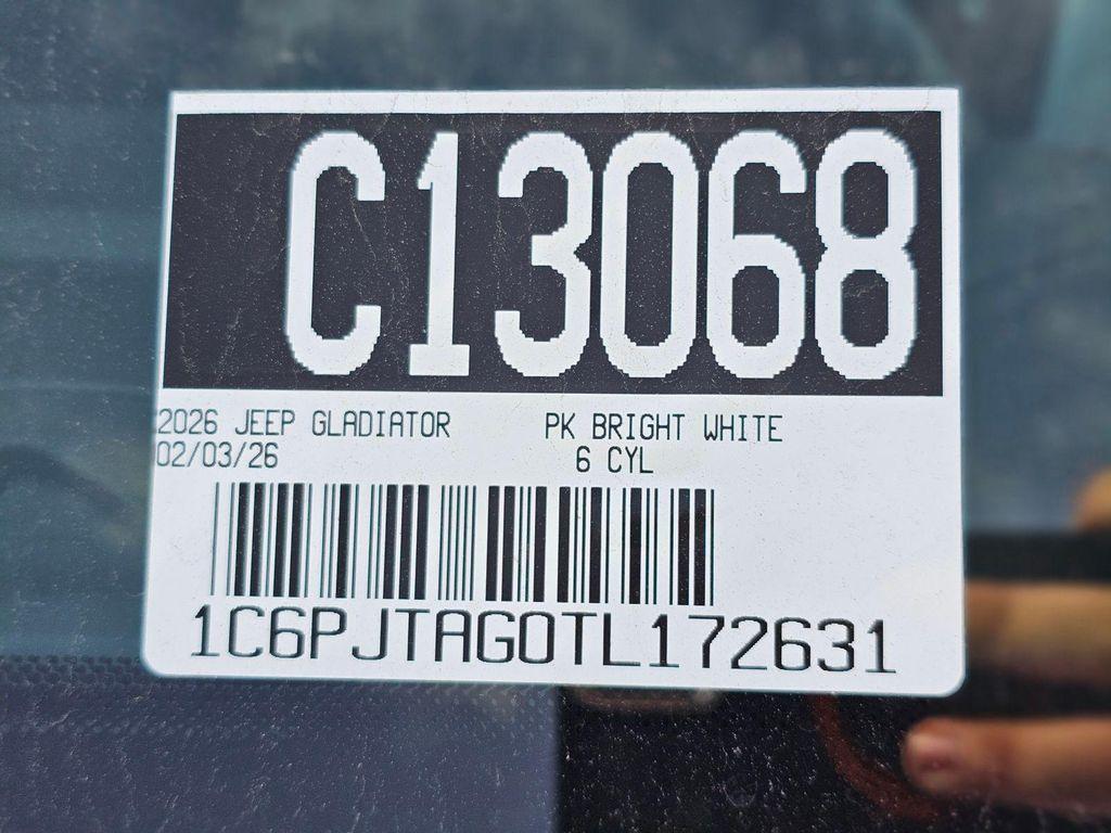 new 2026 Jeep Gladiator car, priced at $31,995