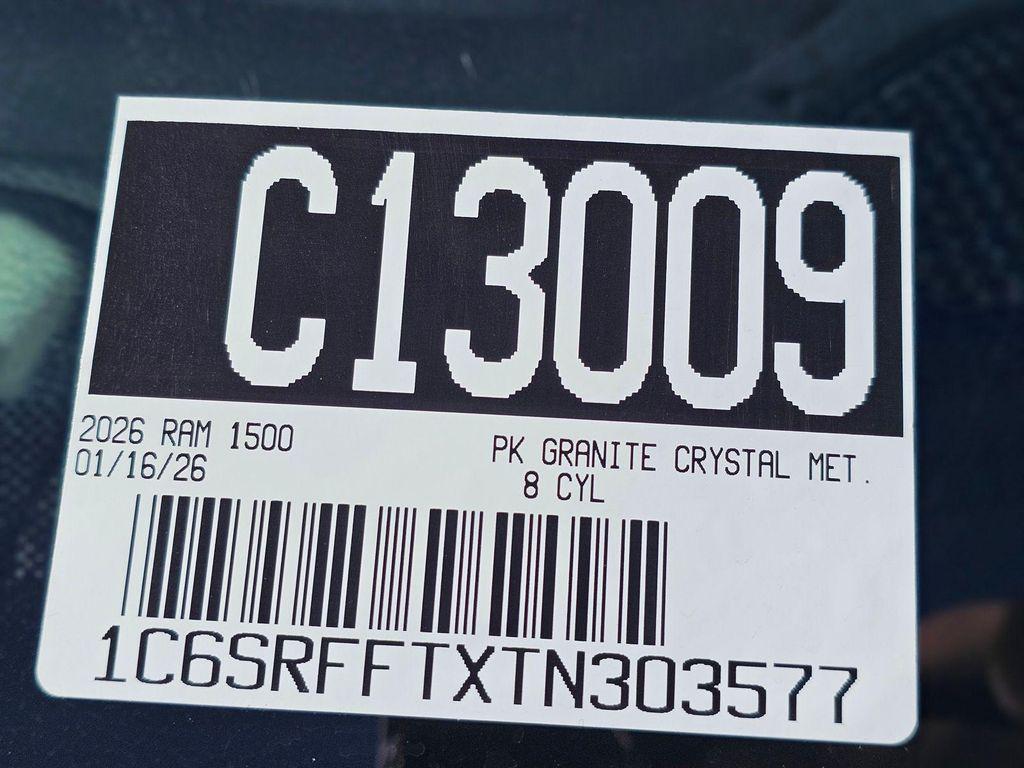 new 2026 Ram 1500 car, priced at $49,993