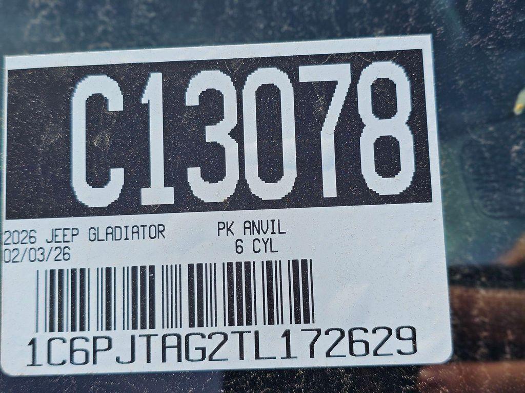 new 2026 Jeep Gladiator car, priced at $30,910