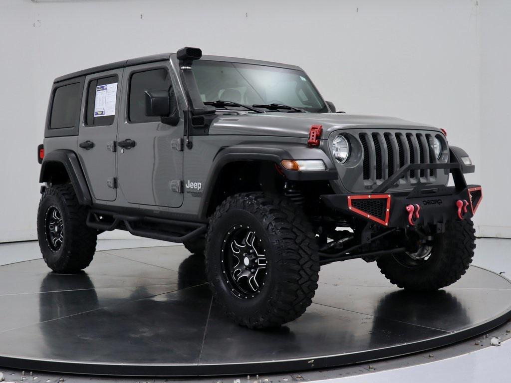used 2021 Jeep Wrangler Unlimited car, priced at $26,427