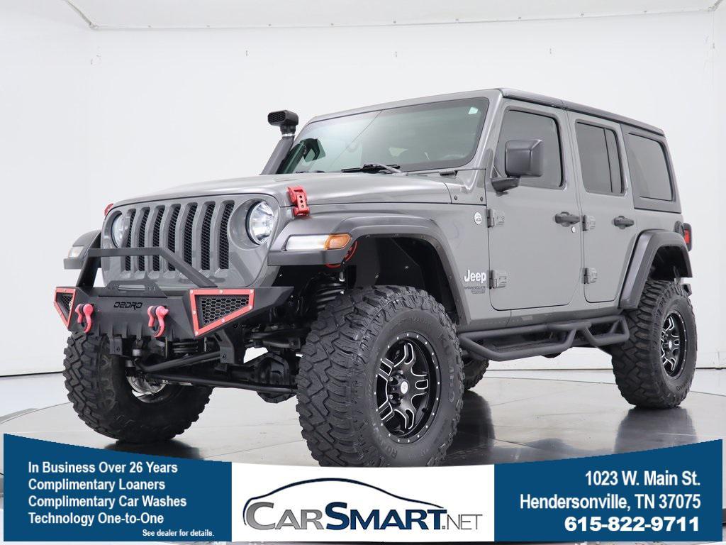 used 2021 Jeep Wrangler Unlimited car, priced at $26,427