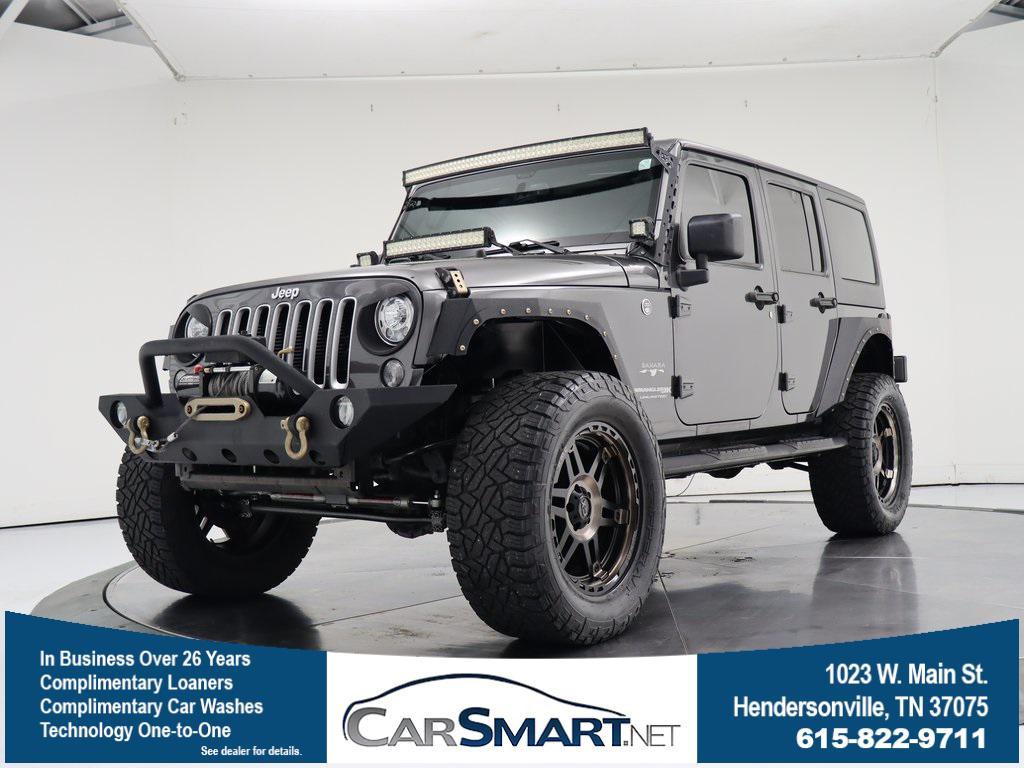 used 2018 Jeep Wrangler JK Unlimited car, priced at $22,884