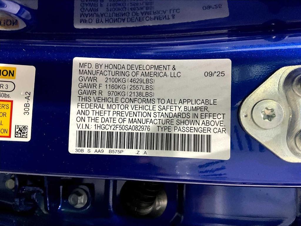 new 2025 Honda Accord Hybrid car, priced at $33,701