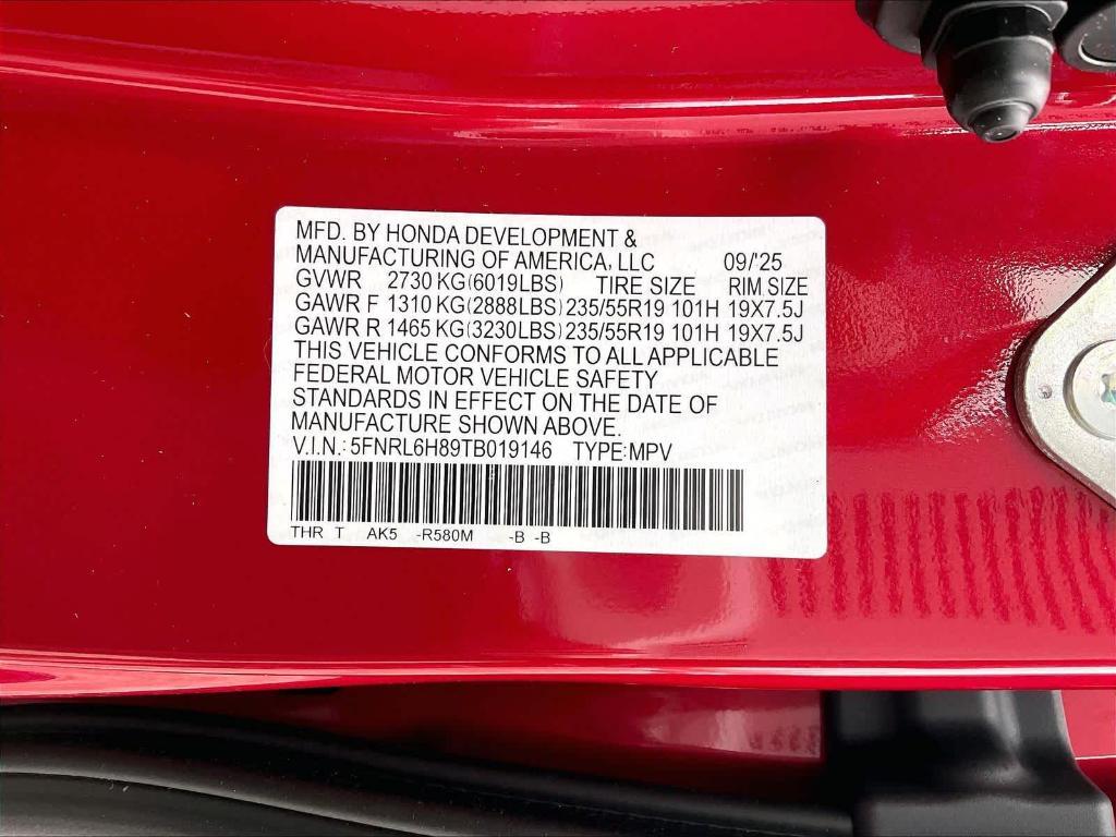 new 2026 Honda Odyssey car, priced at $49,445