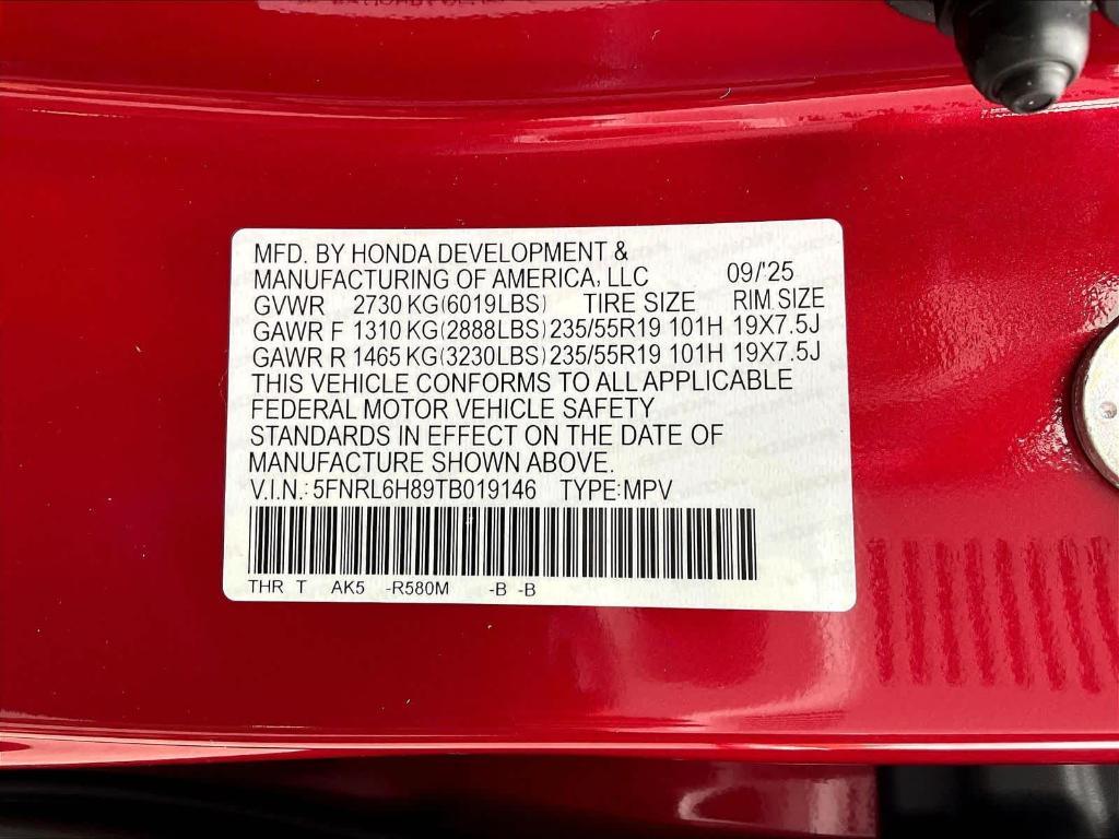 new 2026 Honda Odyssey car, priced at $47,260