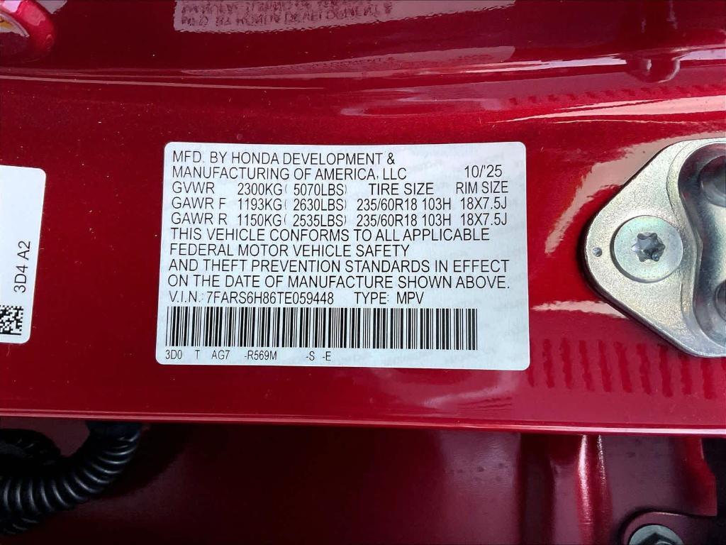 new 2026 Honda CR-V Hybrid car, priced at $42,130