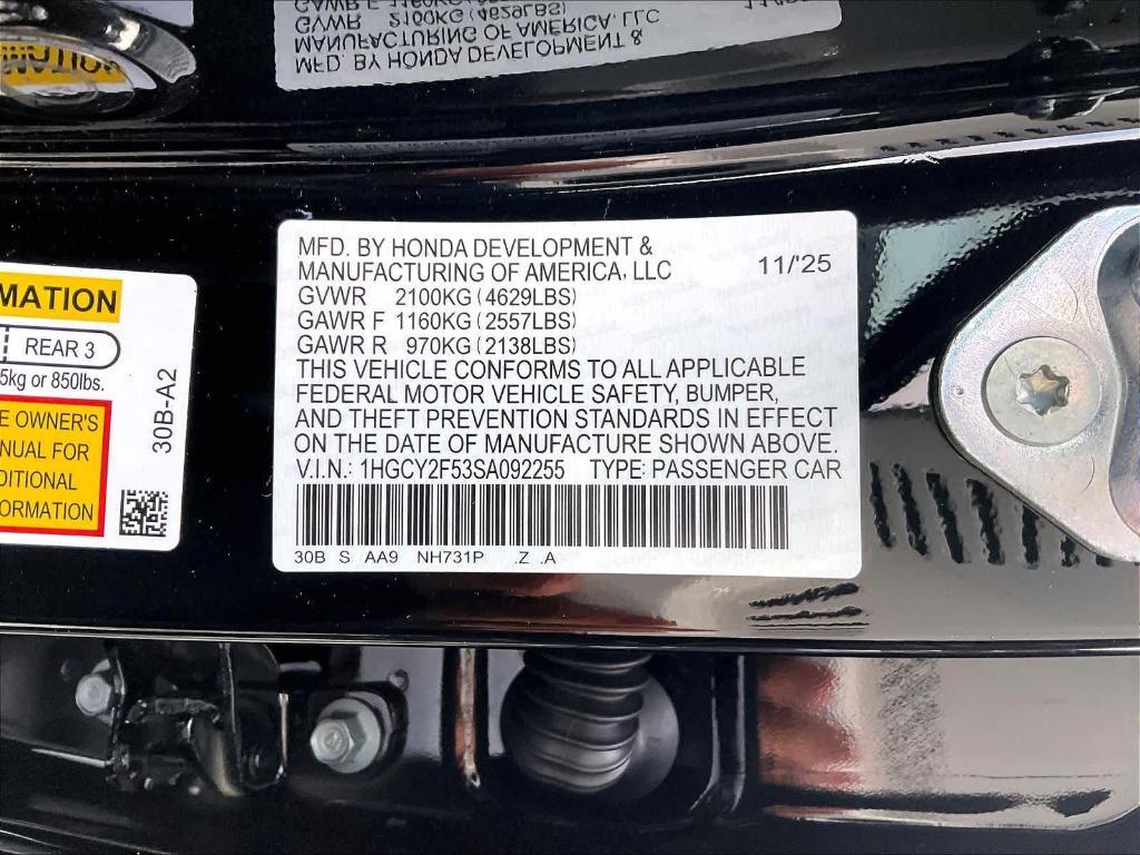 new 2025 Honda Accord Hybrid car, priced at $33,269