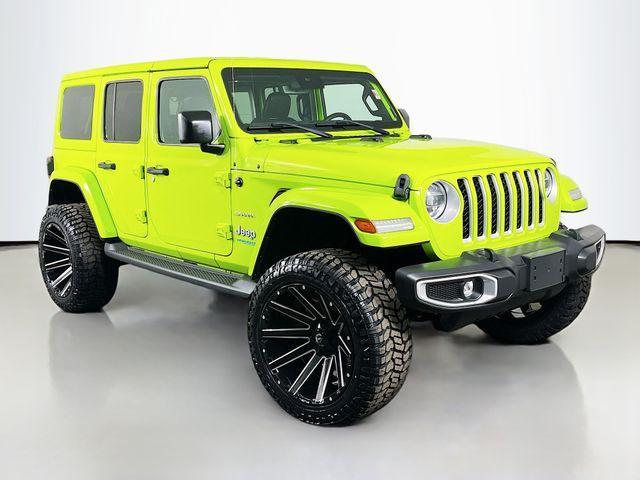 used 2021 Jeep Wrangler Unlimited 4xe car, priced at $33,655