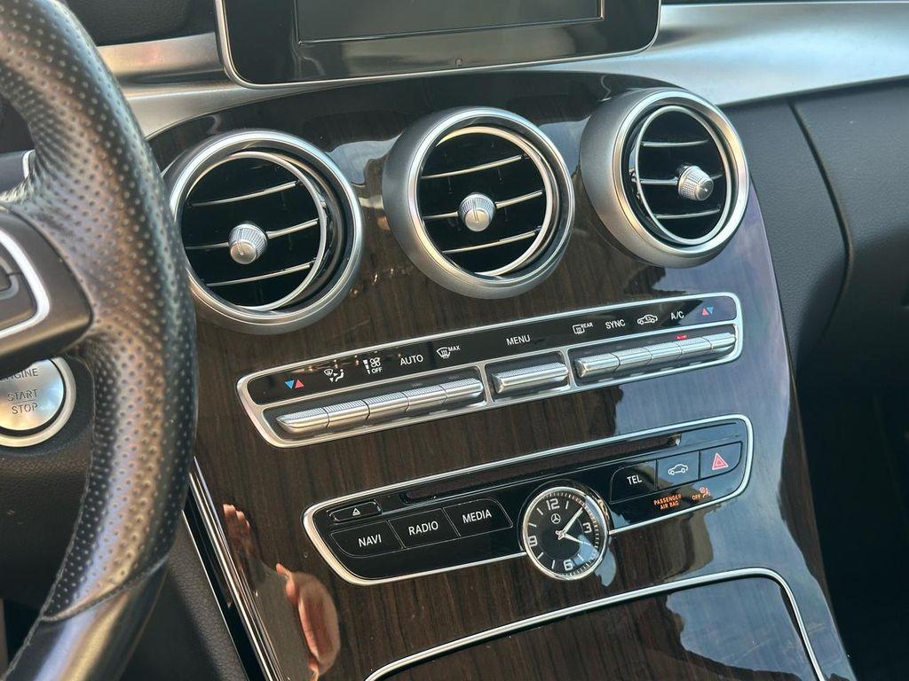 used 2017 Mercedes-Benz C-Class car, priced at $13,500