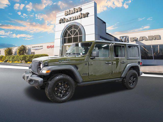 used 2022 Jeep Wrangler car, priced at $27,200