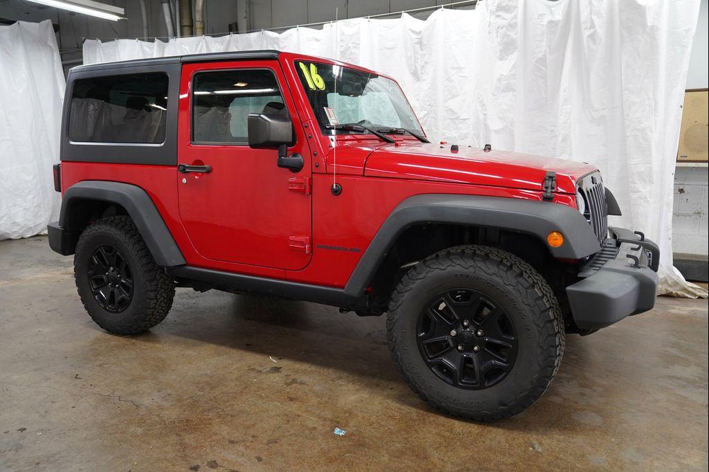 used 2016 Jeep Wrangler car, priced at $17,000
