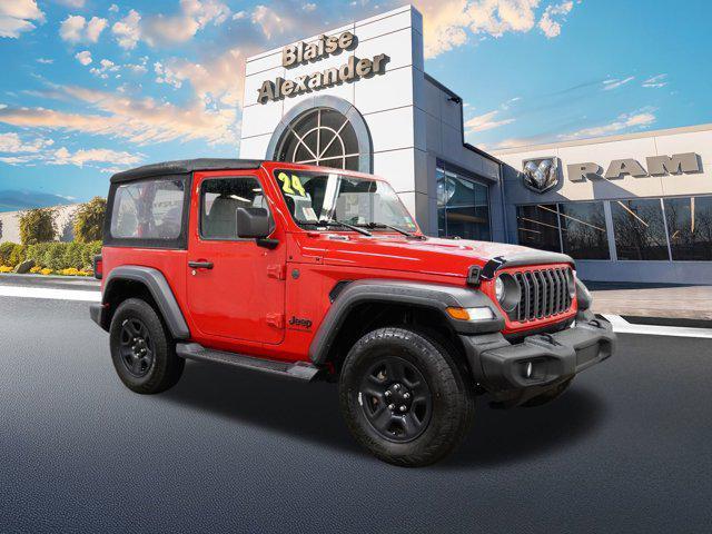 used 2024 Jeep Wrangler car, priced at $30,000