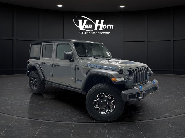 used 2022 Jeep Wrangler Unlimited 4xe car, priced at $25,749