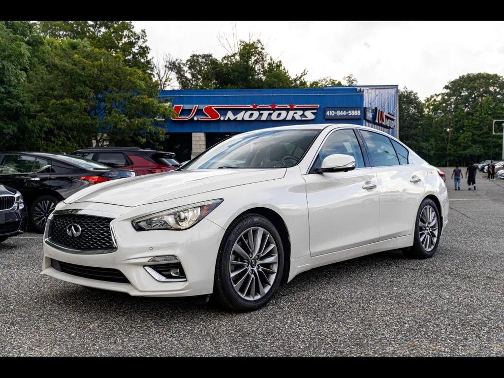 used 2022 INFINITI Q50 car, priced at $24,500