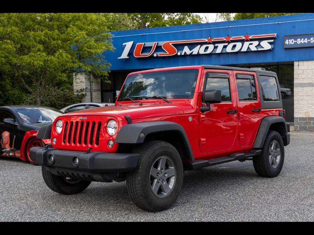 used 2016 Jeep Wrangler Unlimited car, priced at $15,900