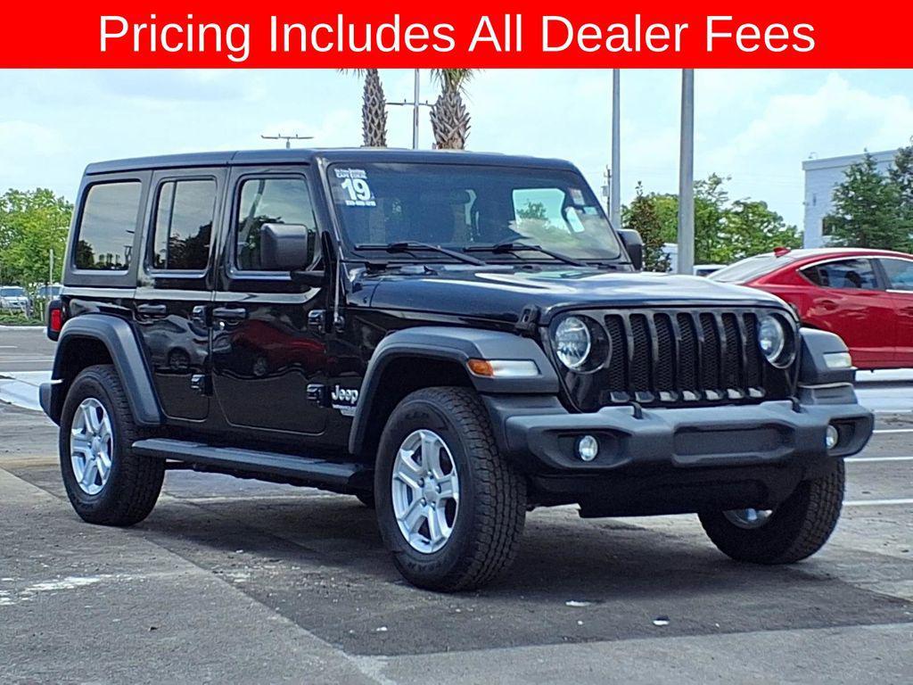 used 2019 Jeep Wrangler Unlimited car, priced at $22,582
