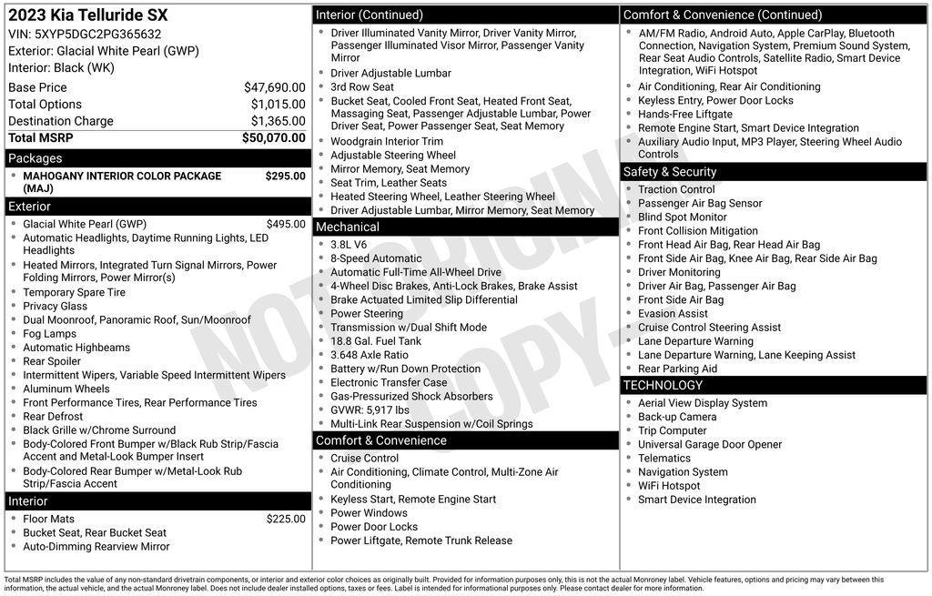 used 2023 Kia Telluride car, priced at $31,998