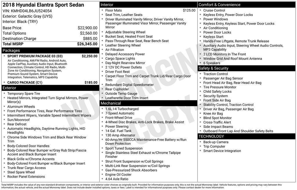 used 2018 Hyundai Elantra car, priced at $12,498