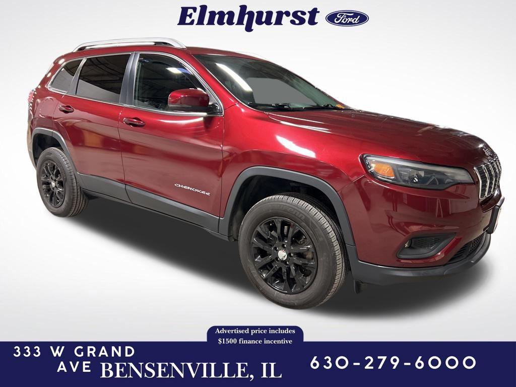 used 2019 Jeep Cherokee car, priced at $16,258