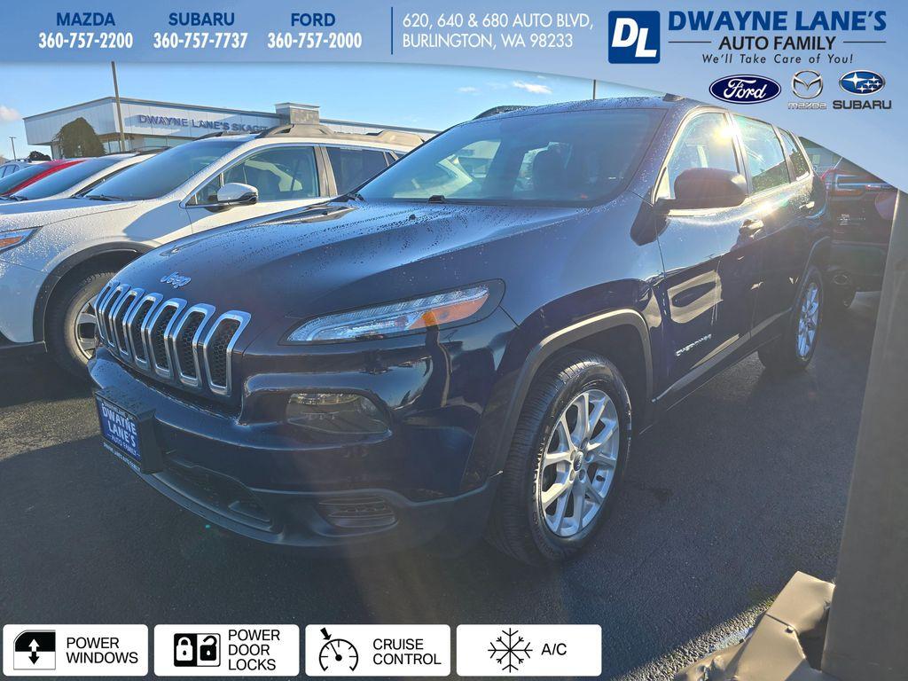 used 2016 Jeep Cherokee car, priced at $14,498