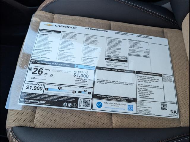 new 2026 Chevrolet Equinox car, priced at $36,708