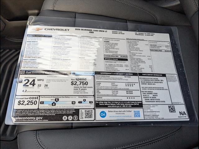 new 2026 Chevrolet Silverado 1500 car, priced at $56,210