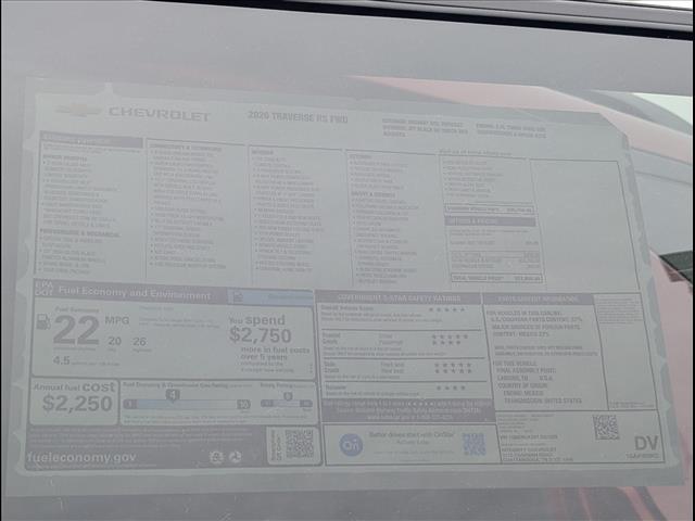 new 2026 Chevrolet Traverse car, priced at $55,740