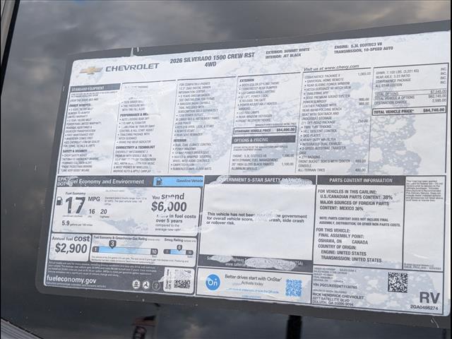 new 2026 Chevrolet Silverado 1500 car