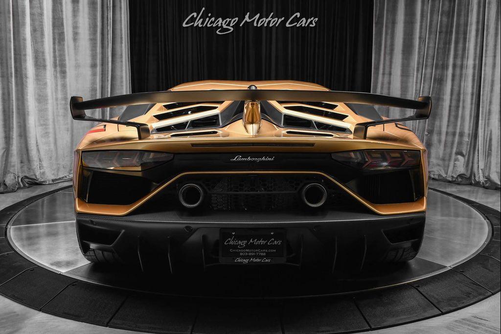 used 2019 Lamborghini Aventador SVJ car, priced at $839,800