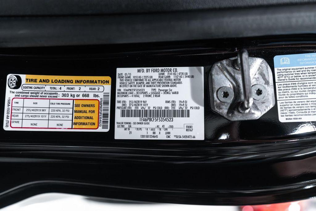 2015 Black Ford Mustang